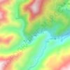 红春坪地形图、海拔、地势