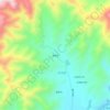 本里村地形图、海拔、地势