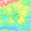 人和街道地形图、海拔、地势