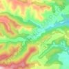 Clariana地形图、海拔、地势
