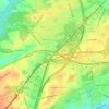 Woodbourne地形图、海拔、地势