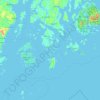 Saint Helena Island地形图、海拔、地势
