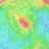 大上托地形图、海拔、地势