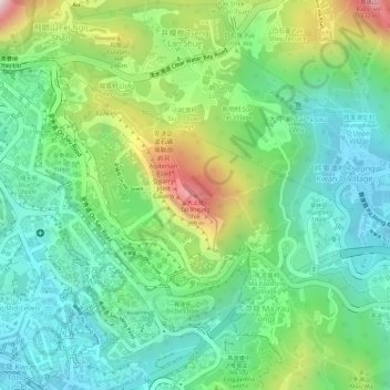 大上托地形图、海拔、地势