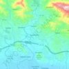 Juana Díaz地形图、海拔、地势