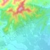 万年沟地形图、海拔、地势
