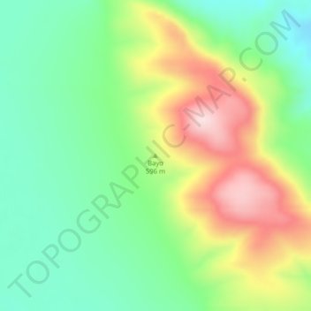 Bayo地形图、海拔、地势