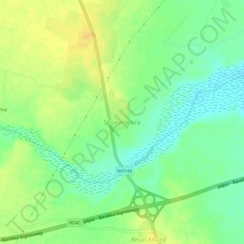 Shivrampura地形图、海拔、地势