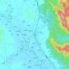 美湾地形图、海拔、地势