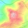 Senhora da Graça地形图、海拔、地势