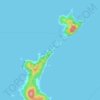 間元地形图、海拔、地势