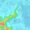 上方山地形图、海拔、地势