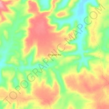 Chapadinha地形图、海拔、地势