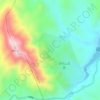 三个窑地形图、海拔、地势