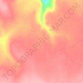 Half Way Tree地形图、海拔、地势