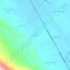 Busak地形图、海拔、地势