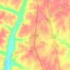 Waynesburg地形图、海拔、地势