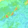 沟口地形图、海拔、地势