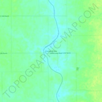 Chicken Bristle地形图、海拔、地势
