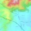 石佛村地形图、海拔、地势