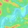 Las Mercedes地形图、海拔、地势