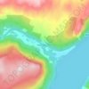 Invermoriston地形图、海拔、地势