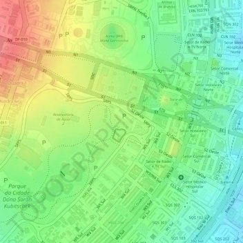 ipê rosa地形图、海拔、地势