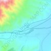 龍洞里地形图、海拔、地势