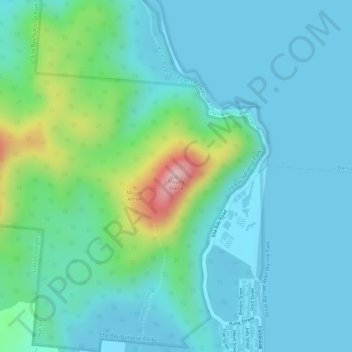 Mount Maria地形图、海拔、地势