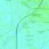 Permatang Buloh地形图、海拔、地势