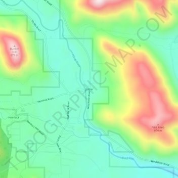 Stabler地形图、海拔、地势