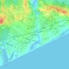 East Hampton地形图、海拔、地势