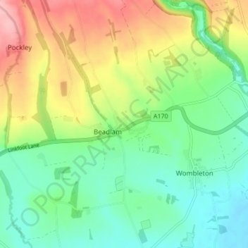 Nawton地形图、海拔、地势