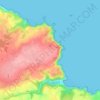 Kerouziel地形图、海拔、地势