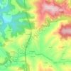 La Peral地形图、海拔、地势