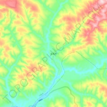 土沟乡地形图、海拔、地势
