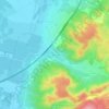 Cazeneuve地形图、海拔、地势