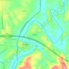 Flat Top地形图、海拔、地势