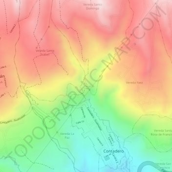 San Fransico (6)地形图、海拔、地势