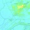 Kampung Naga地形图、海拔、地势