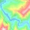 杨柳村地形图、海拔、地势