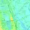 涂家村地形图、海拔、地势