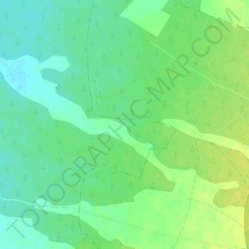 Arqueros地形图、海拔、地势