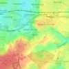 Herne地形图、海拔、地势