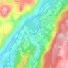 Flanders地形图、海拔、地势