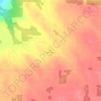 Paradise Hill地形图、海拔、地势