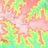 西屯镇地形图、海拔、地势