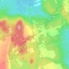Boulter地形图、海拔、地势