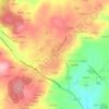 Escairón地形图、海拔、地势