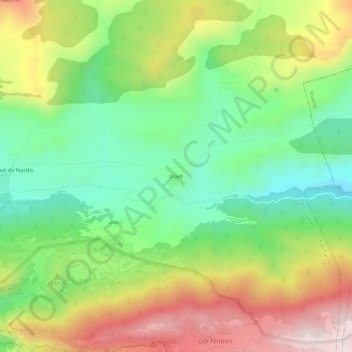 Used地形图、海拔、地势